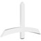 Ekena Millwork Bellingham Architectural Grade PVC Gable Bracket, 48"W x 28"H x 2"D x 4"F, 14/12 Pitch GBP048X28X0204BEL00 - alternate 1